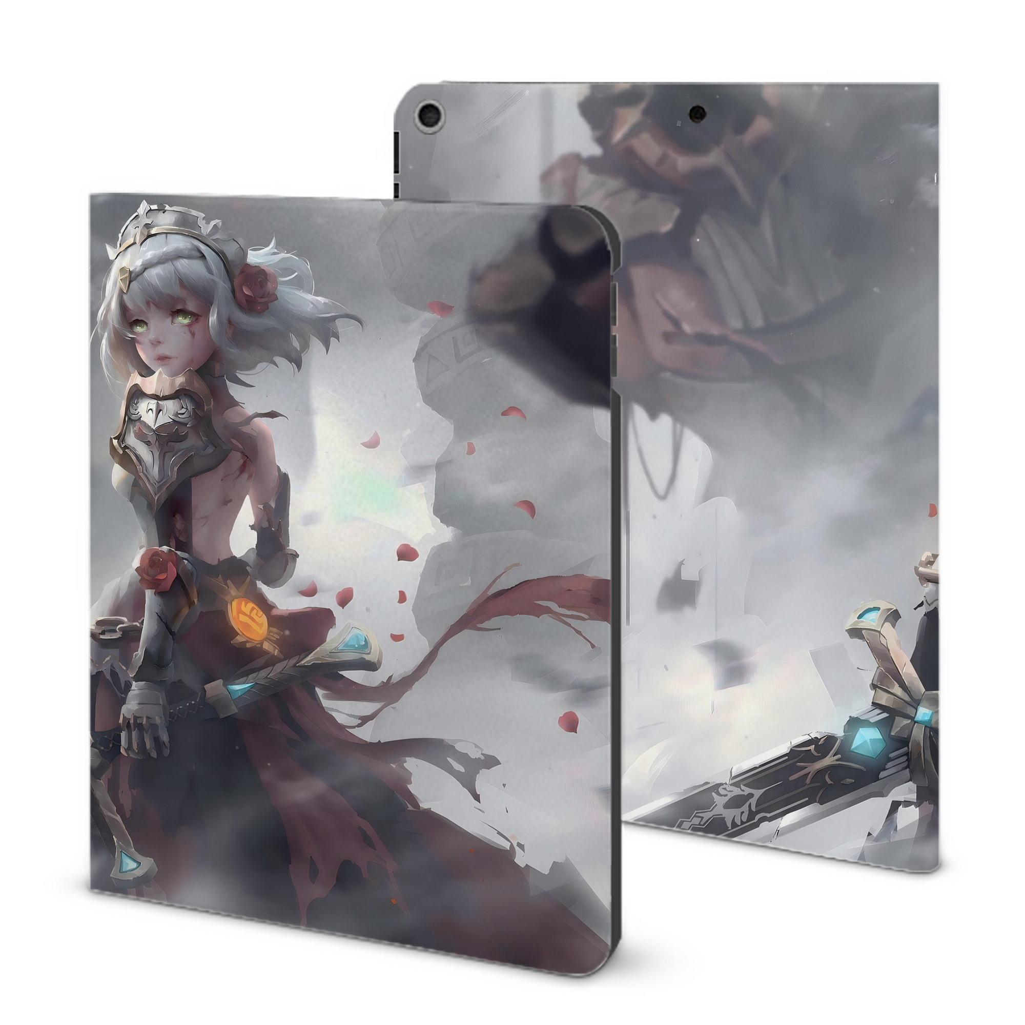 げんし神 genshin IPad ケース ブック型 PUレザー TPU 耐衝撃 軽量 薄型 ペン収納なし 全面保護 IPad 各モデル対応